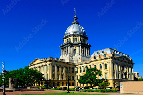 Fotografi Illinois State Capitol Building Springfield Illinois USA