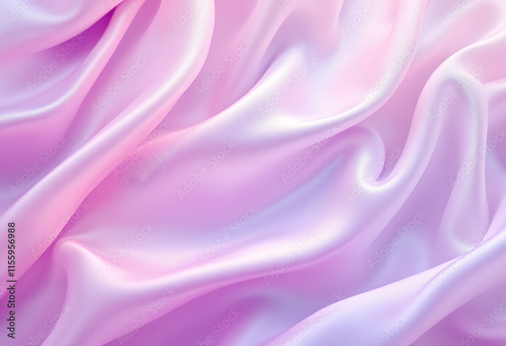Soft pink and white silk fabric with gentle waves and folds. Smooth satin texture background with flowing ripples. Elegant textile surface for luxury design, wedding decor, and fashion Soft pink and white silk fabric with gentle waves and folds. Smooth satin texture background with flowing ripples. Elegant textile surface for luxury design, wedding decor, and fashion
