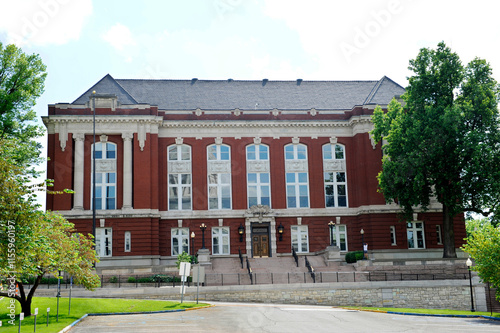 Fotografie Stste Supreme Courtof Missouri  Building Jefferson City Missouri where the laws