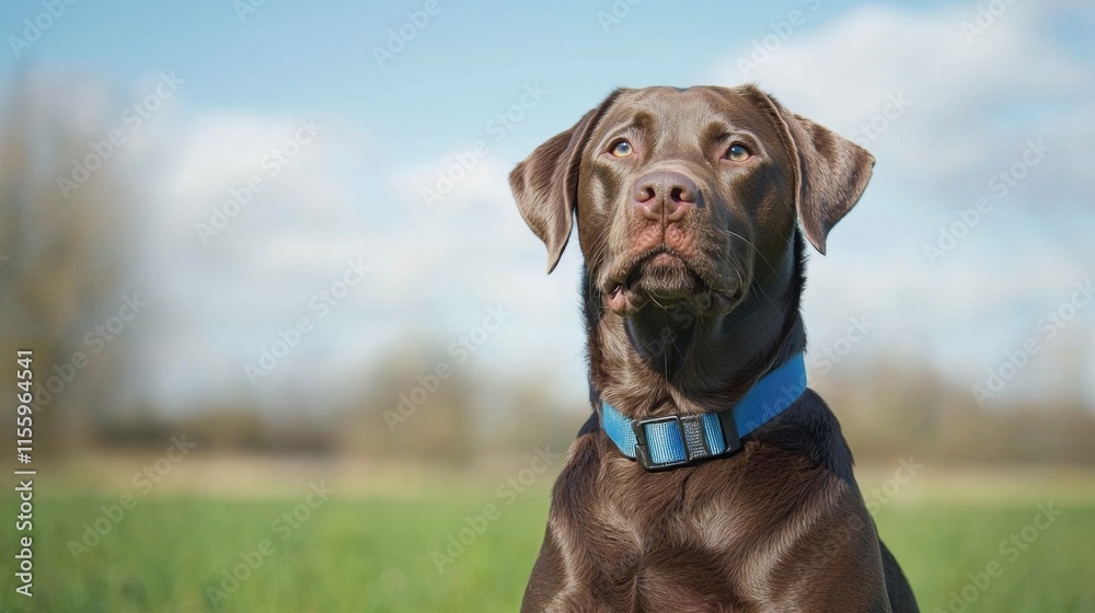 Dog training with clicker techniques in a spring field setting Dog training with clicker techniques in a spring field setting