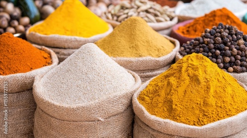 Immersive spring culinary journey: exploring regional spices photo