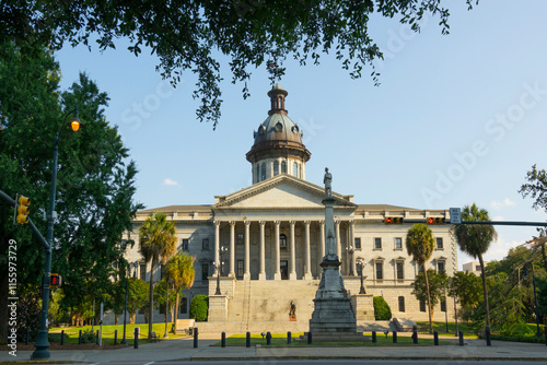 Columbia South Carolina home of the Statehouse Capital building with a rich history
