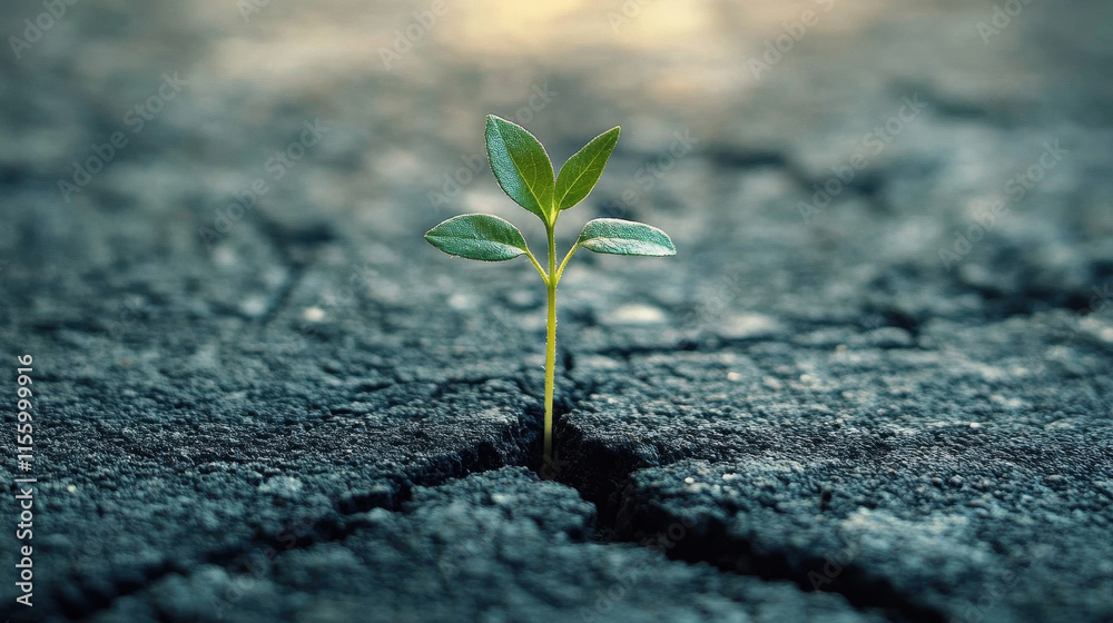 Sprouting Growth and New Beginnings with Seedling, Nature's Rebirth Concept Sprouting Growth and New Beginnings with Seedling, Nature's Rebirth Concept