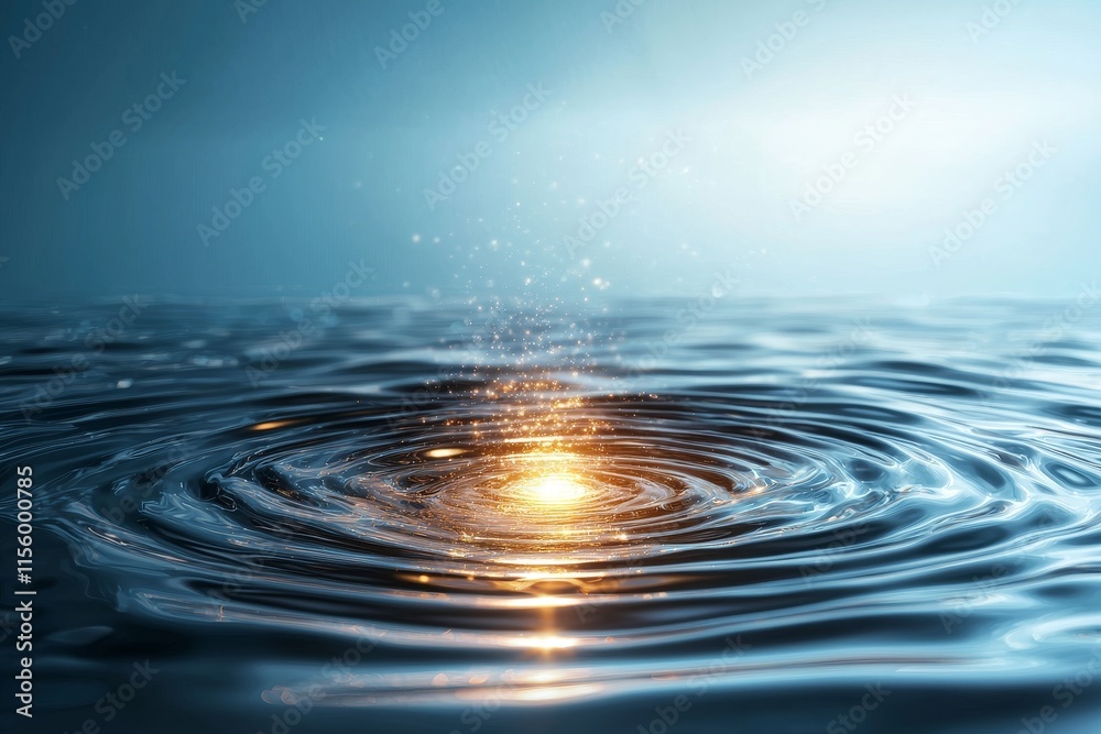 Beautiful Close-Up of Rippling Water Surface with Sunlight Reflection and Gentle Waves Creating an Artistic Water Texture in a Serene Natural Environment Beautiful Close-Up of Rippling Water Surface with Sunlight Reflection and Gentle Waves Creating an Artistic Water Texture in a Serene Natural Environment
