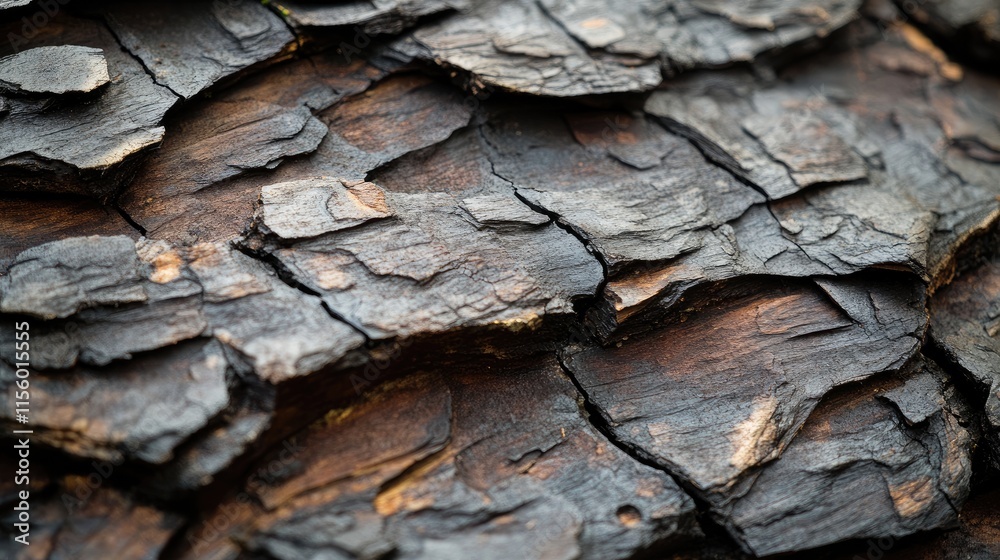 Textured bark surface of an ancient tree with intricate patterns Textured bark surface of an ancient tree with intricate patterns