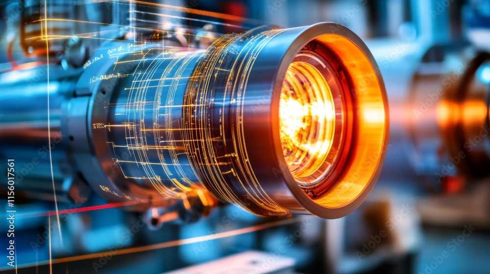 High-Speed Camera Capturing Combustion in Nozzle High-Speed Camera Capturing Combustion in Nozzle