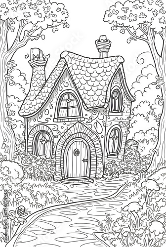 Professions, Animals, Houses coloring pages