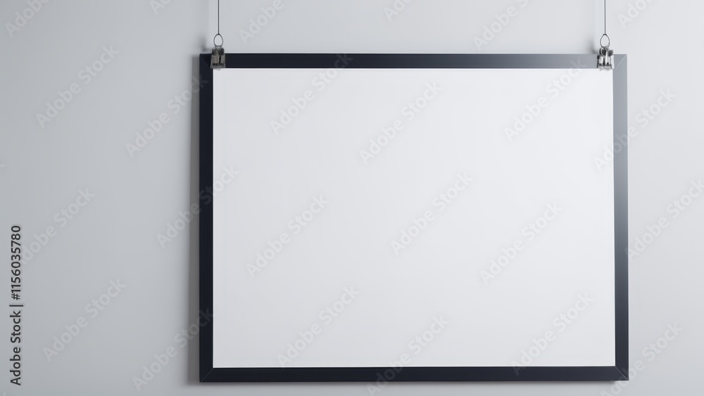 white mockup prepared for text on the wall white mockup prepared for text on the wall