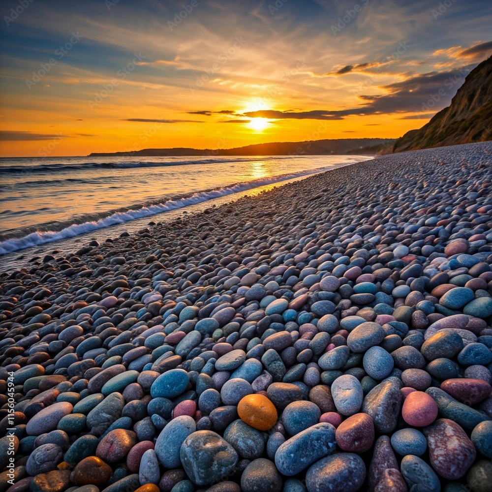 Fototapeta premium sunset at the beach
