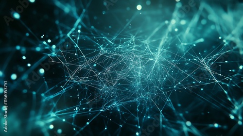 Abstract Digital Network Background