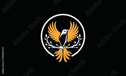 vector illustration of bird Beauty in Simplicity