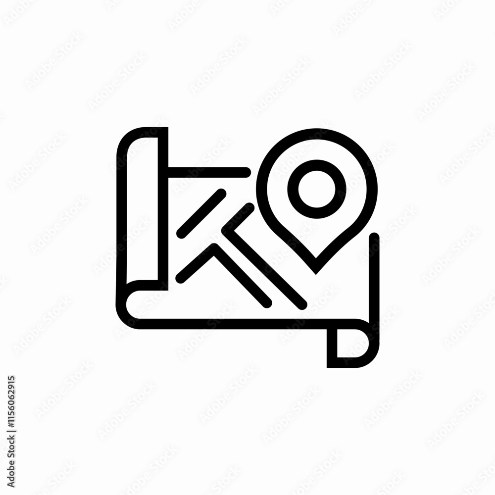 map location pin icon sign vector map location pin icon sign vector