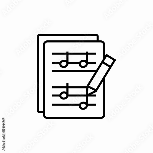 music notes icon sign vector