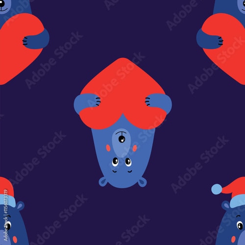 cartoon monster