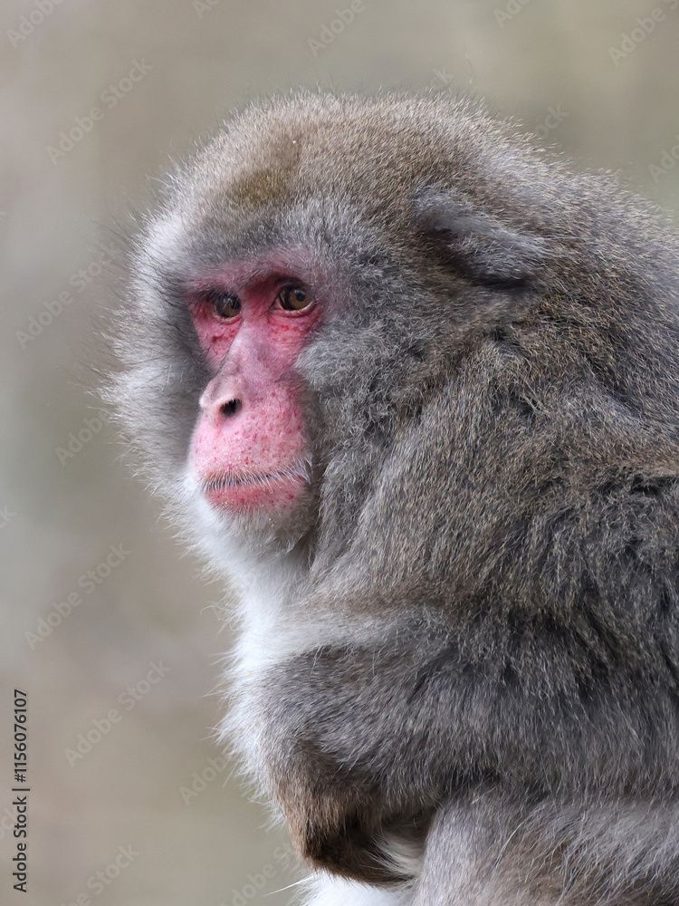 portrait of a Japanese Macaque (macaca fuscata) portrait of a Japanese Macaque (macaca fuscata)