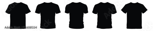 Tshirt silhouette set vector design big pack of clothing illustration and icon