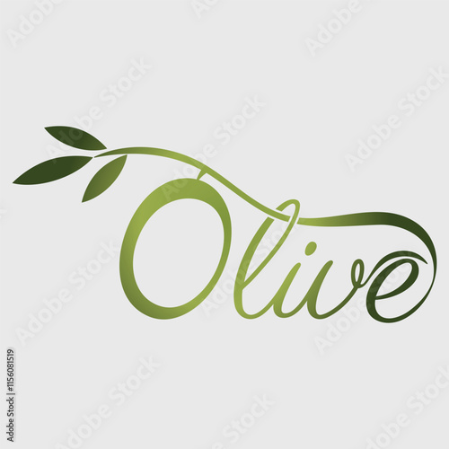 LOGO OLIVE GREEN VECTOR