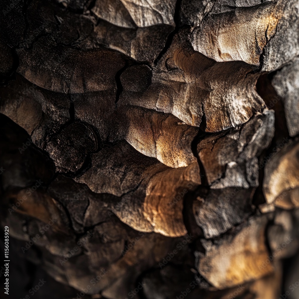 The image is of a rock with a lot of texture and brown and gold colors The image is of a rock with a lot of texture and brown and gold colors
