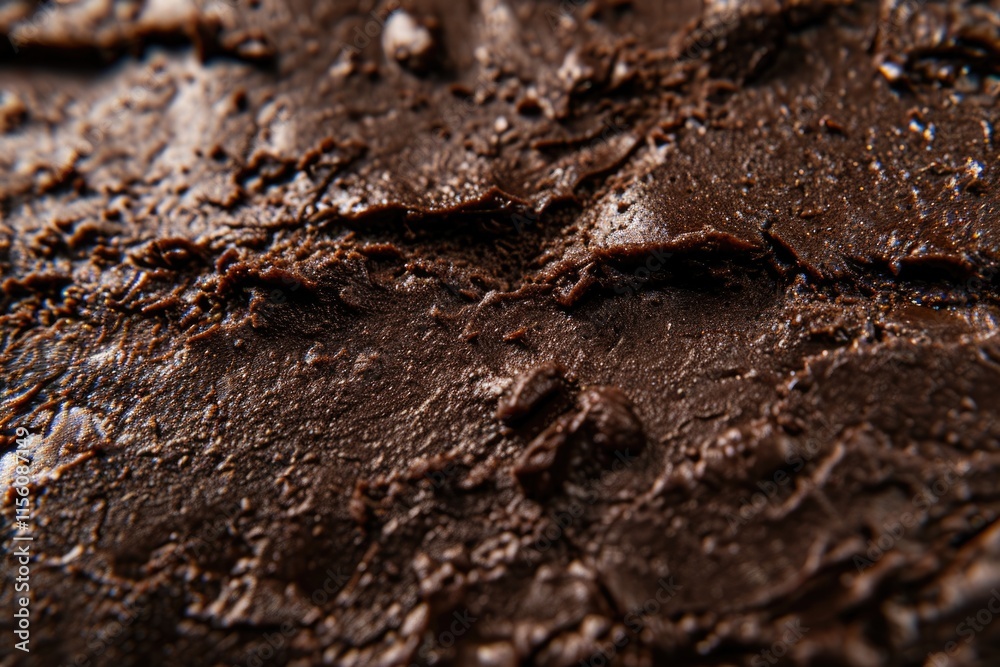 Dark Chocolate Pastry Texture: Closeup of Baking Dough for Cookies and Treats Dark Chocolate Pastry Texture: Closeup of Baking Dough for Cookies and Treats