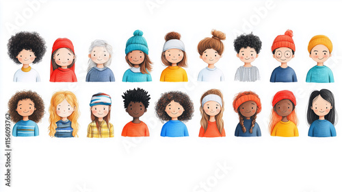 Children's Illustrated Headshots