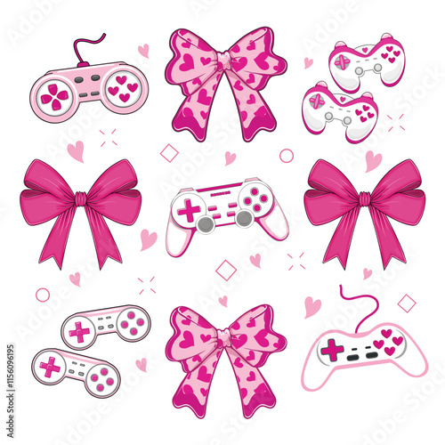 Gamer svg png, Valentine Coquette bow svg png, eat sleep game repeat, video game svg png, game controller svg png, gamer shirt, Gaming Quote