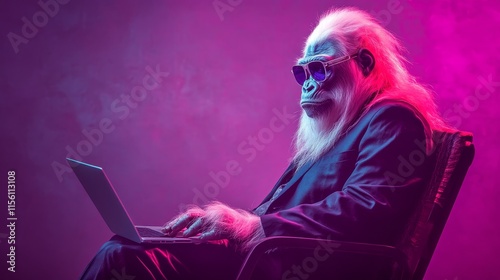 person with laptop