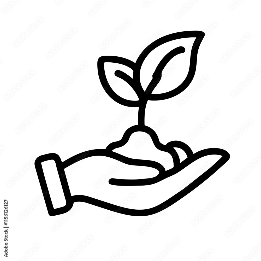 Hand with a Plant Hand with a Plant