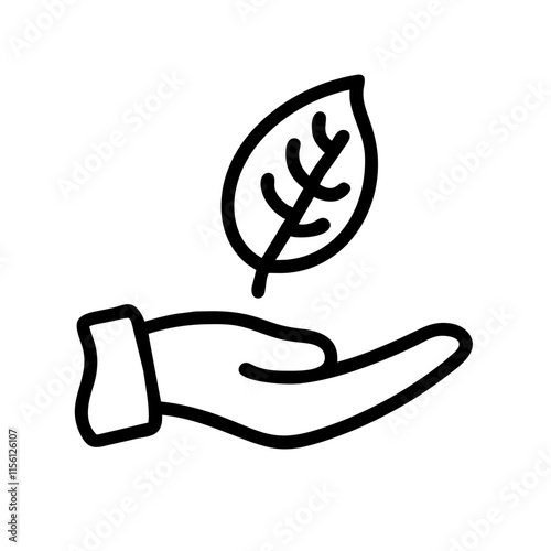 Hand with a Plant