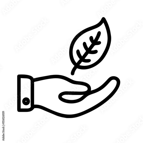 Hand with a Plant