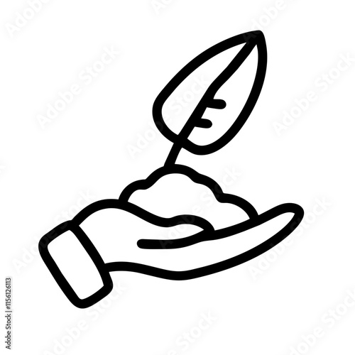 Hand with a Plant