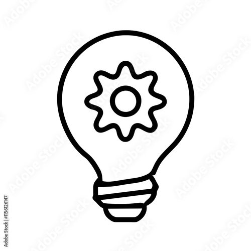 Light Bulb with Gear