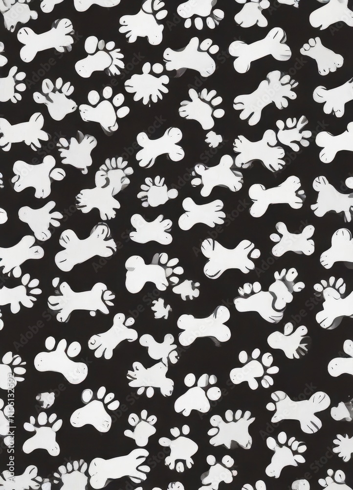 Dog Bone vector dog paw doodle Seamless pattern isolated wallpaper background , dog fur texture, pet accessories Dog Bone vector dog paw doodle Seamless pattern isolated wallpaper background , dog fur texture, pet accessories
