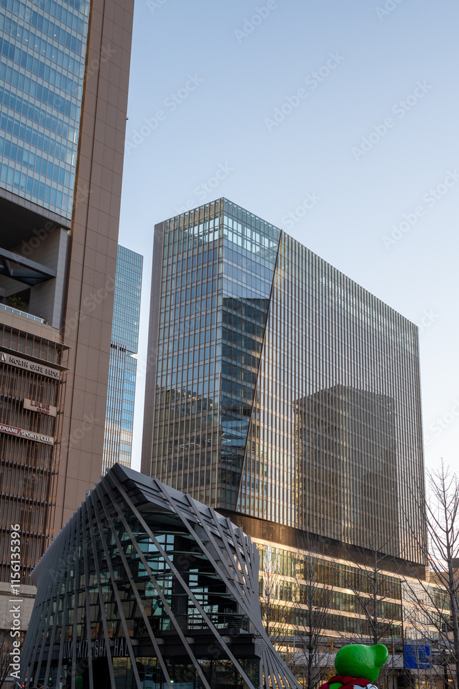 Skyscraper in Umeda north district in Osaka, Japan