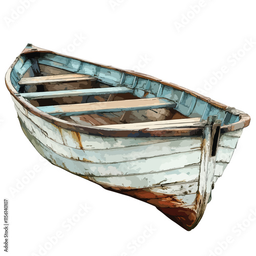 boat clip art, clip art concept 