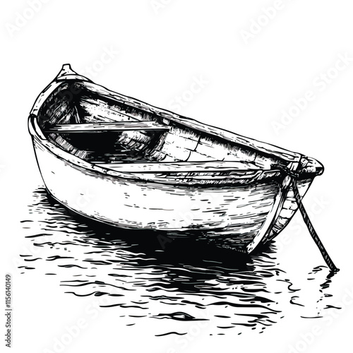 boat clip art, clip art concept 