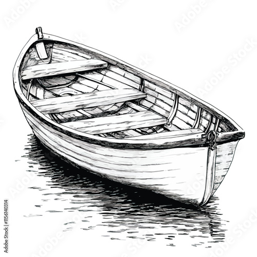 boat clip art, clip art concept 