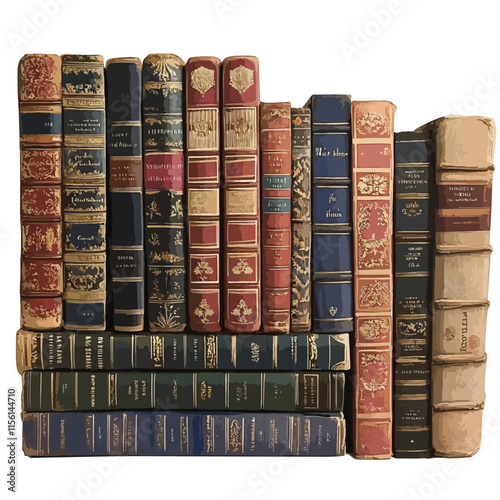 books clip art, clip art concept 