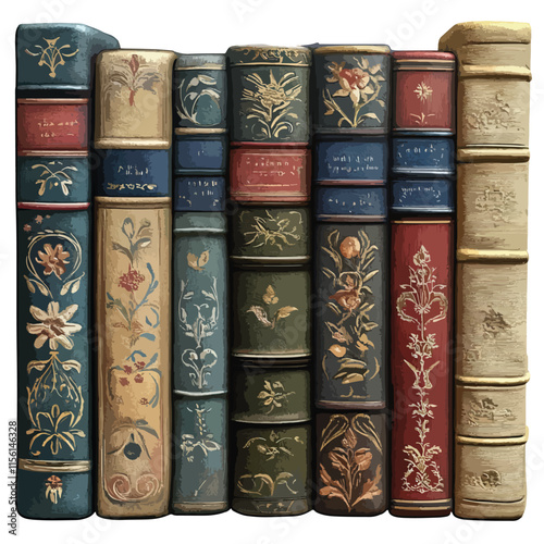 books clip art, clip art concept 