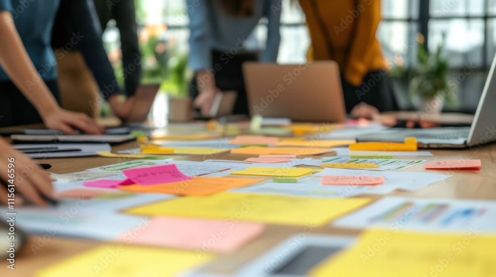 Creative Brainstorming in a Bright Workspace Creative Brainstorming in a Bright Workspace