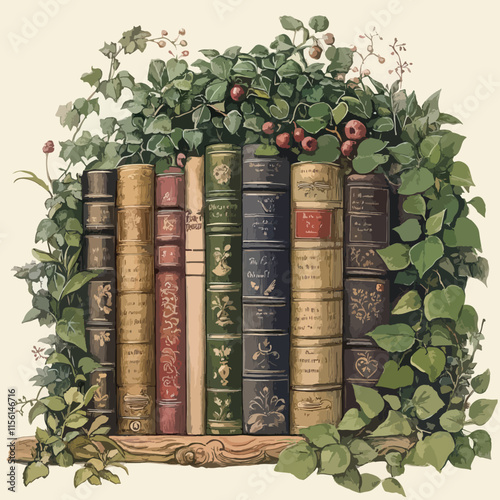 books clip art, clip art concept 