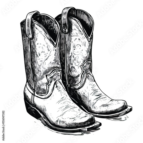 boots clip art, clip art concept