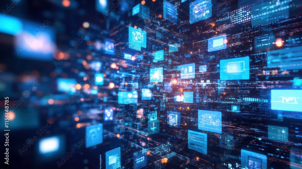 Innovative Technology Background for Collaboration Ideas