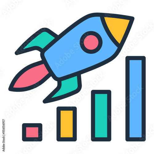 Project Launch Success Icon
