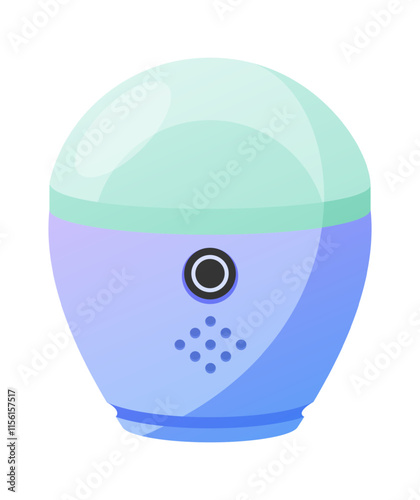 Electronic air moisturizer vector illustration