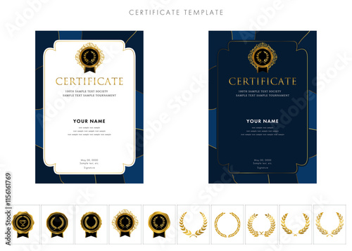 賞状２５５　certificate　award　表彰状　celebration
