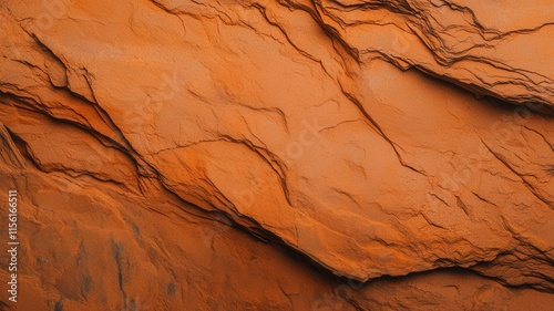 A close-up view of textured orange rock, showcasing natural patterns and earthy tones.