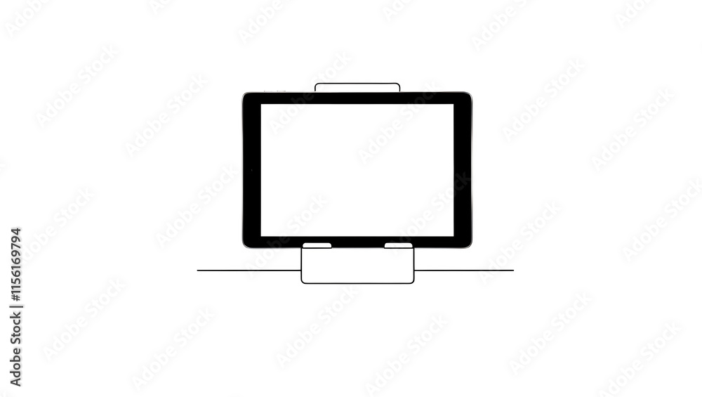 tablet and stand tablet and stand