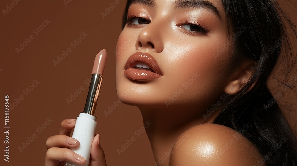 Elegance in Every Shade the Premier Lipstick Model Elegance in Every Shade the Premier Lipstick Model
