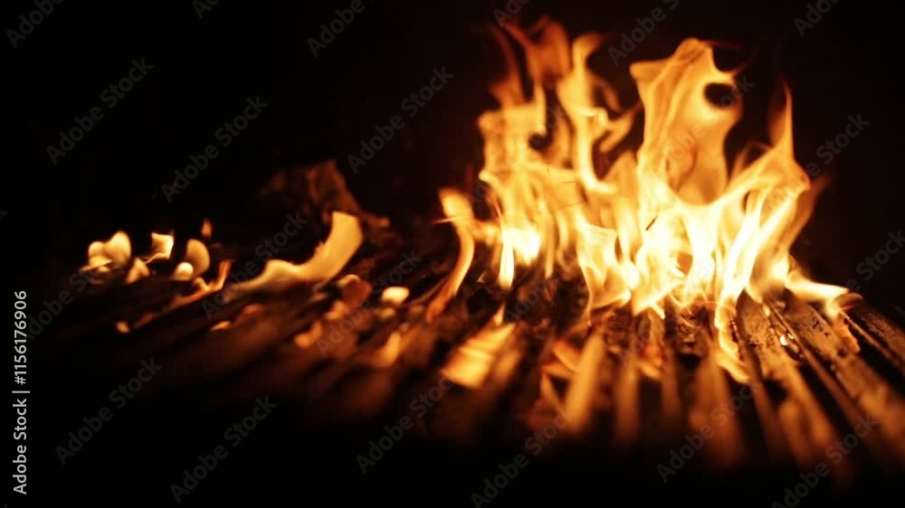 fuego de parrilla