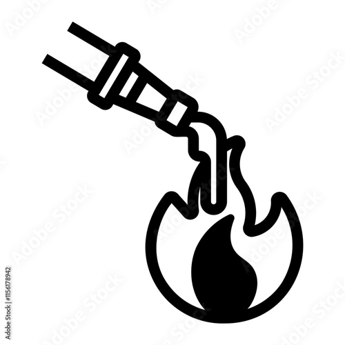 fire Line Icon